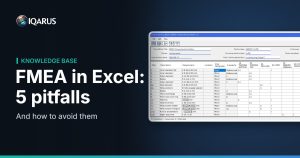 FMEA in Excel: 5 pitfalls and how to avoid them